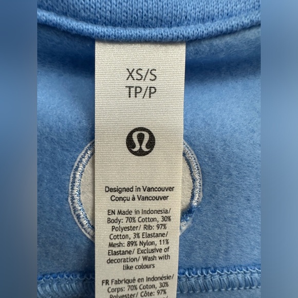 Lululemon Scuba Oversized Funnel-Neck Half Zip in Aero Blue (SEE DESCRIPTION) - Picture 5 of 10